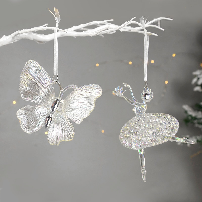 Ακρυλικά στολίδια Κρεμαστά Χριστουγεννιάτικο Δέντρο Κρεμαστό Κουδούνι Άγγελος Άγγελος 2023 Καλά Χριστουγεννιάτικη διακόσμηση για το σπίτι Χριστούγεννα Πρωτοχρονιά 2024