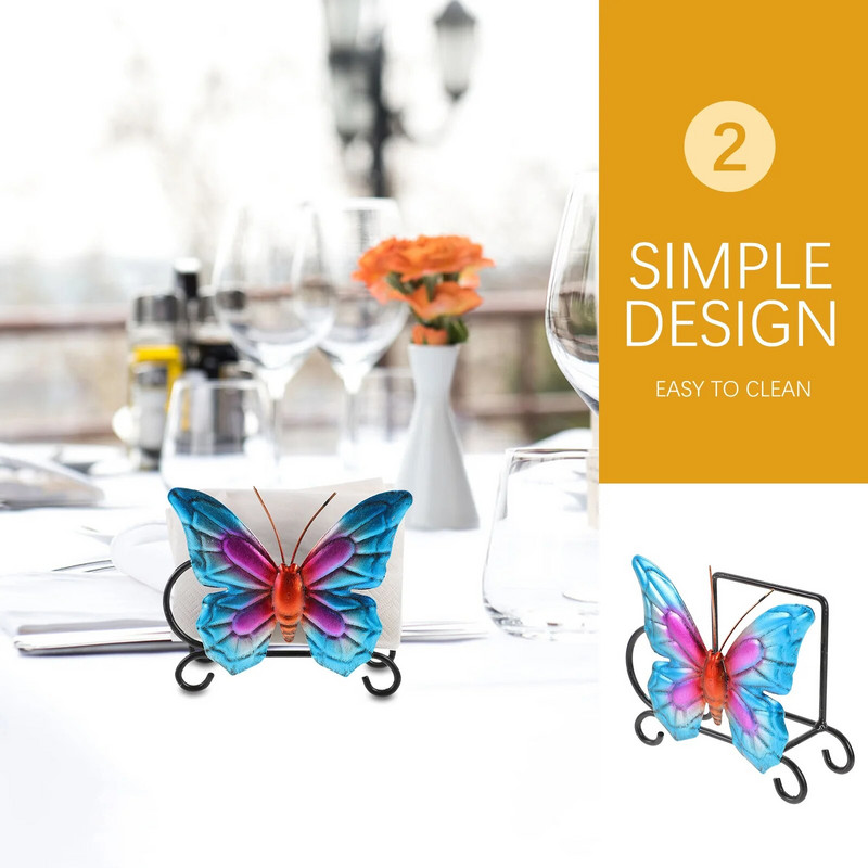 Βάση χαρτοπετσέτας Εστιατόριο Πεταλούδα Διακοσμητική βάση για χαρτοπετσέτα