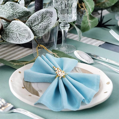 6GAB Ziemassvētku salvešu gredzeni Ziemassvētku eglīšu vainagsSniegpārslu salvešu turētājs Metāla ziemeļbrieža auduma gredzens kāzu mājas galda dekorēšanai