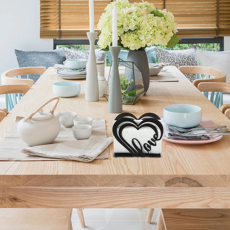 Dispenser Hotel Ziemassvētku rotājumi audu organizators dzelzs dekoratīvo salvešu turētājs