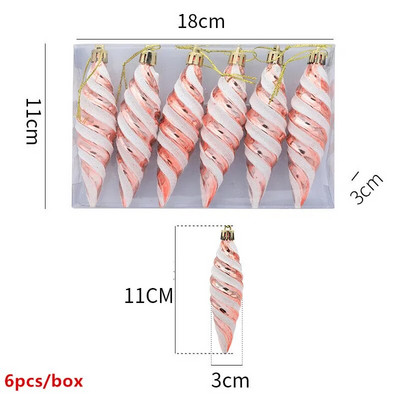 6gab Ziemassvētku zelta sudraba eņģeļu kulons 2023. gada Ziemassvētku ballītes noformējums Ziemassvētku eglīšu rotājumi, piekaramie rotājumi Jaungada dāvanas
