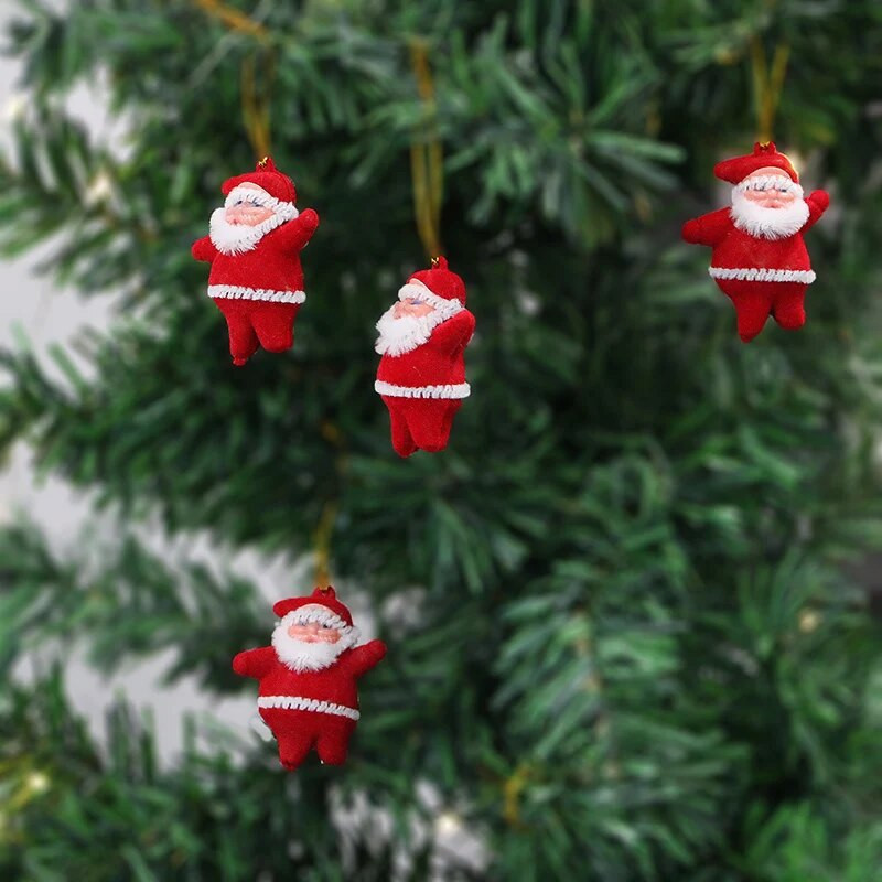 (6 τεμ./συσκευασία) 5cm Μίνι Χριστουγεννιάτικο Δέντρο Διακόσμηση Άγιου Βασίλη Κρεμαστό Κρεμαστό Γιορτινά Διακοσμητικά Γέρων Αξεσουάρ Κρεμαστά Σπίτι