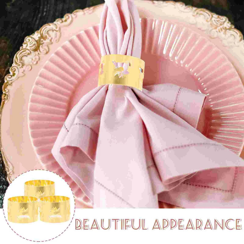 3gab Dobi ziemeļbriežu salvešu gredzeni Brieža salvešu gredzenu turētājs Salvetes salvešu sprādze