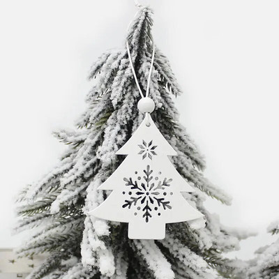 HUADODO 6Gb Sarkanbalts Koka Briedis Sniegavīrs Ziemassvētku Rotājumi Kuloni Rotājumi Ziemassvētku eglītei Mājas ballītei Bērnu Dāvana