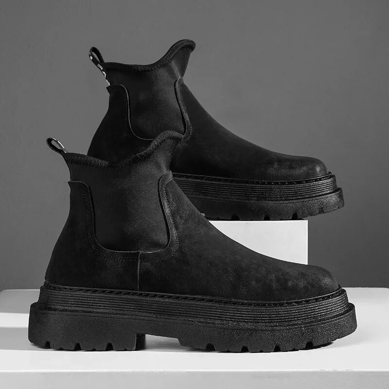 Ανδρικά παπούτσια εργασίας αυξημένο ύψος Ανδρικά Western Oxfords Winter Autumn Chelsea Boots Ankle Snow Boot ψηλοτάκουνα φόρεμα πάνινα παπούτσια για άνδρες