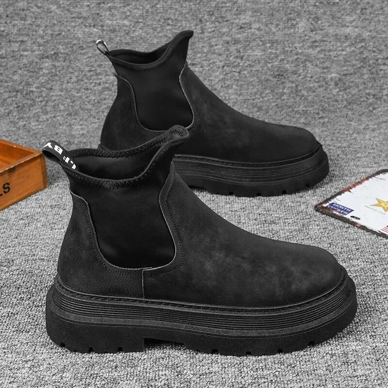 Ανδρικά παπούτσια εργασίας αυξημένο ύψος Ανδρικά Western Oxfords Winter Autumn Chelsea Boots Ankle Snow Boot ψηλοτάκουνα φόρεμα πάνινα παπούτσια για άνδρες