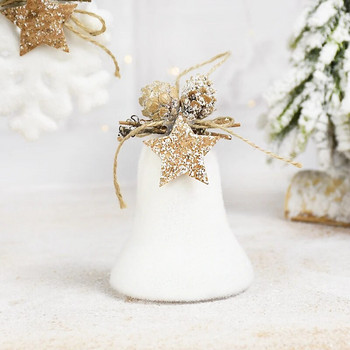 1/2 τμχ Λευκή Χριστουγεννιάτικη Μπάλα Snowflake Water Drop Bell Χριστουγεννιάτικο στολίδι Χριστουγεννιάτικο Κρεμαστό μενταγιόν για διακόσμηση σπιτιού Πρωτοχρονιάτικο δώρο