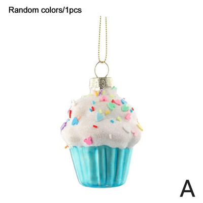 2024. gada Jaunais gads, zaļš avokado stikla rotājums, stikla auglis, piekārts, Ziemassvētku eglīšu rotājumi, Ziemassvētku piegāde