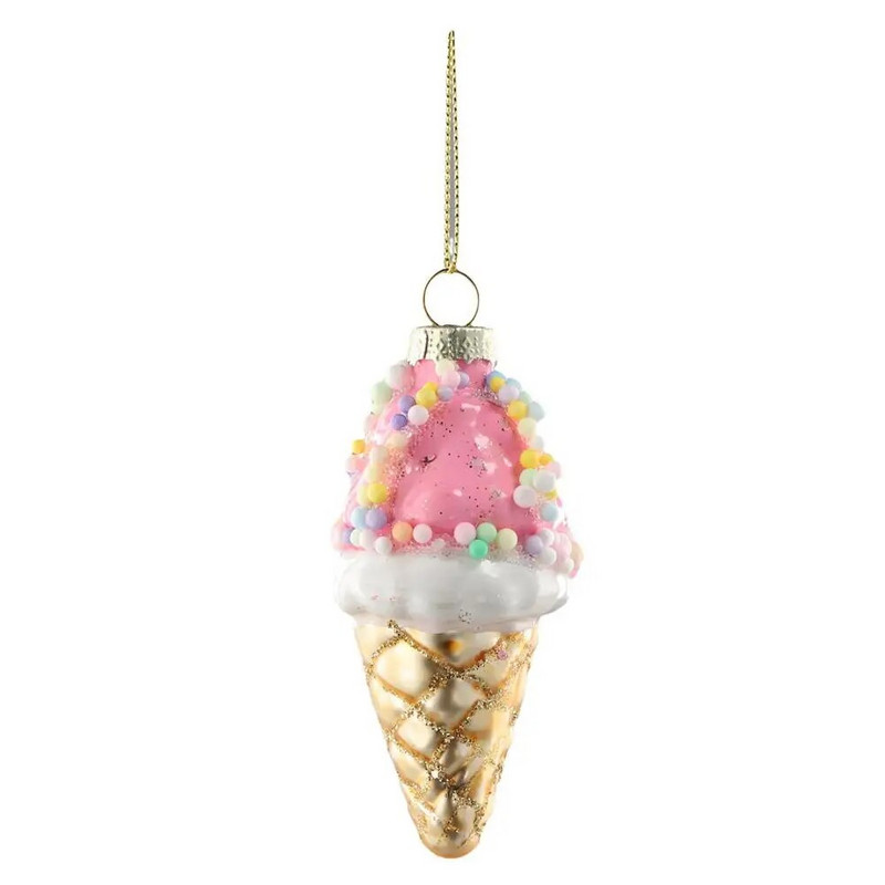 2024. gada Jaunais gads, zaļš avokado stikla rotājums, stikla auglis, piekārts, Ziemassvētku eglīšu rotājumi, Ziemassvētku piegāde