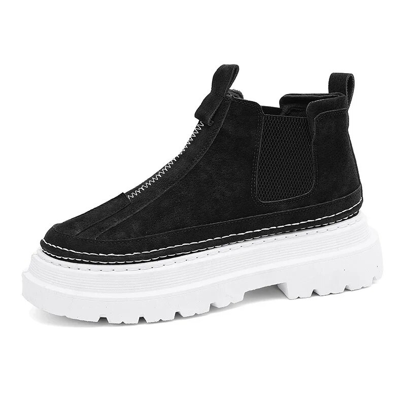 2023. gada augstas kvalitātes apavi vīriešiem, uzvelkami vīriešu zābaki