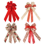 Uued DIY jõuluvibu lindiga käsitöö jõulupuu kaunistused koju Noeli jõulupeo vibu ripats uusaasta kaunistus