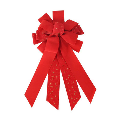 Uued DIY jõuluvibu lindiga käsitöö jõulupuu kaunistused koju Noeli jõulupeo vibu ripats uusaasta kaunistus