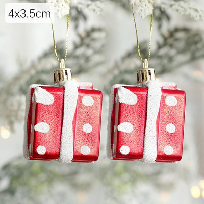 Ziemassvētku rotājumi 2gab. Kruķis Ziemassvētku vecītis Sniegavīrs Elk Ziemassvētku koka kulons 2022 — Ziemassvētku rotājums mājām Noels Dāvanas Navidad dekors