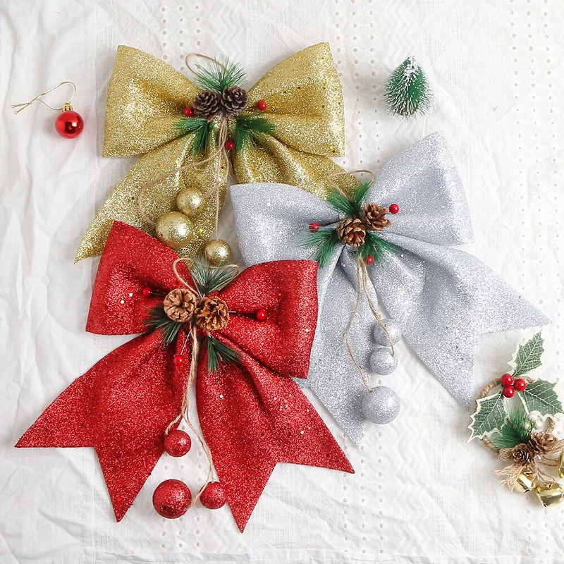 30 CM priekšgala Ziemassvētku rotājumi Ziemassvētku eglīšu kulonu rotājumi mājām Navidad ballīšu piederumi Jaunā gada 2023. gada dekorēšanai, DIY dāvanu aksesuāri