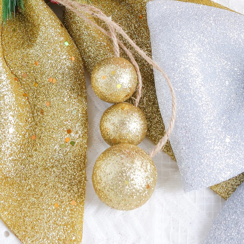 30 CM priekšgala Ziemassvētku rotājumi Ziemassvētku eglīšu kulonu rotājumi mājām Navidad ballīšu piederumi Jaunā gada 2023. gada dekorēšanai, DIY dāvanu aksesuāri