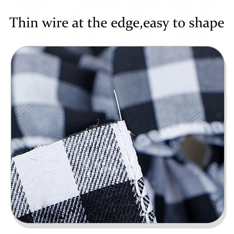 Fundita de pânză în carouri de bivol pentru coroană, decorațiuni rustice mari pentru copac de fermă pentru decorațiuni pentru uși de Crăciun, petreceri de nuntă de toamnă