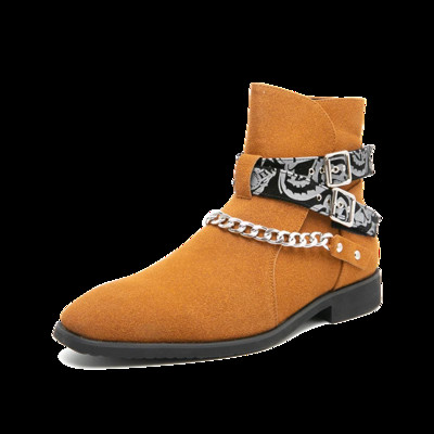 Divatos férfi csizmák új punk divatos csizmák kiváló minőségű PU bőr férfi alkalmi cipők Designer Cowboy Botas férfiaknak Chelsea csizma