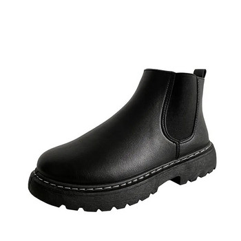 Χειμερινές ανδρικές αντιολισθητικές μπότες Ανδρικά παπούτσια Μπότες πλατφόρμας εργαλείων υψηλής ποιότητας Ευέλικτο ανδρικό μπότες Chelsea Παπούτσια για άντρες Μπότες ανδρών
