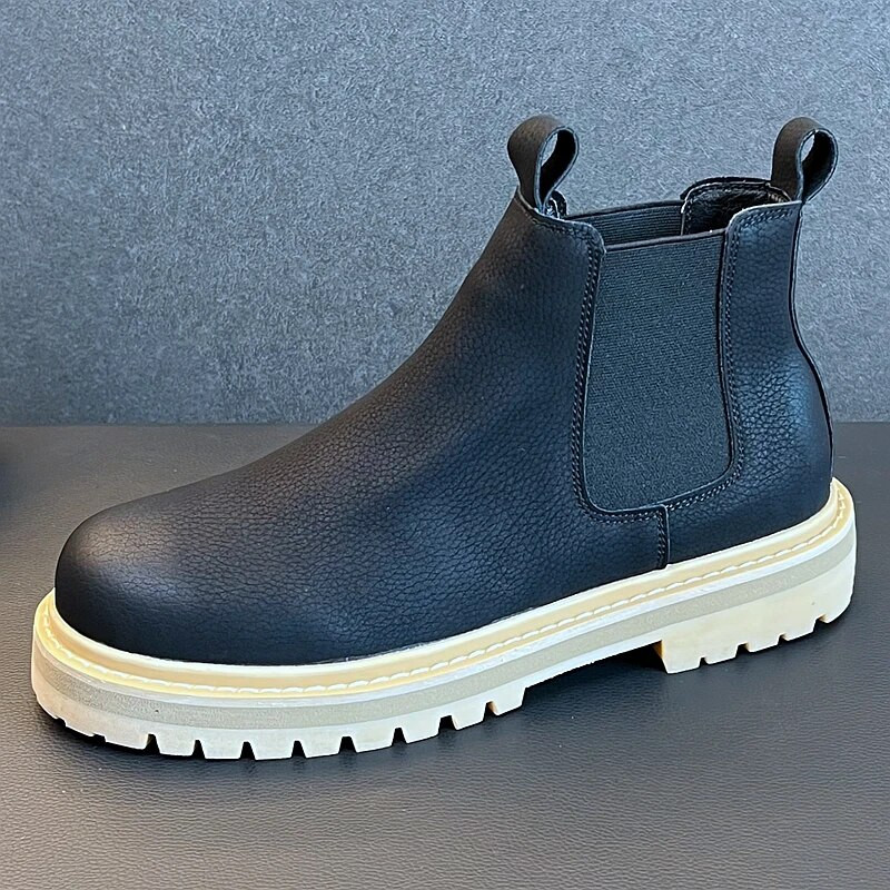 Noua sosire Bărbați la modă ocazional glezne cizme Chelsea de designer de lux Tendințe pentru tineret de înaltă calitate Slip on Sneaeker Botas Hombre