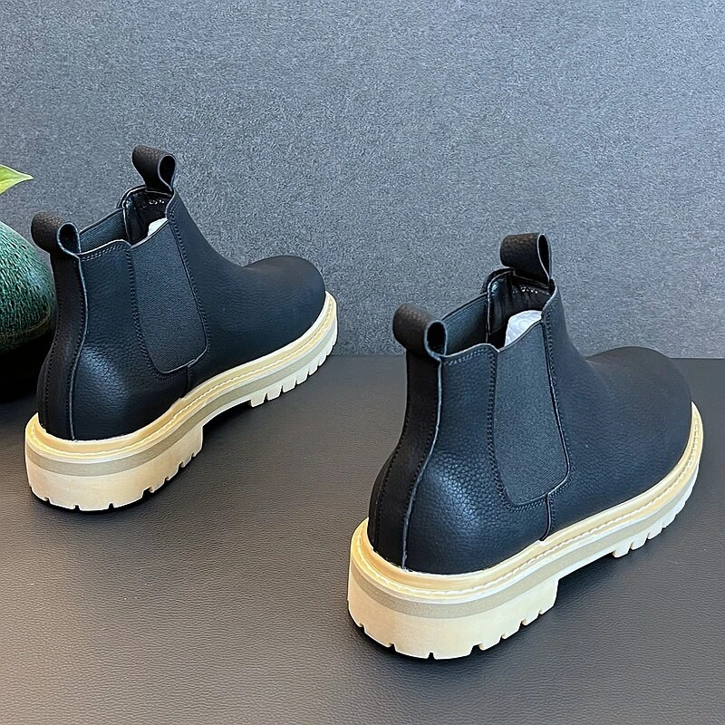 Noua sosire Bărbați la modă ocazional glezne cizme Chelsea de designer de lux Tendințe pentru tineret de înaltă calitate Slip on Sneaeker Botas Hombre