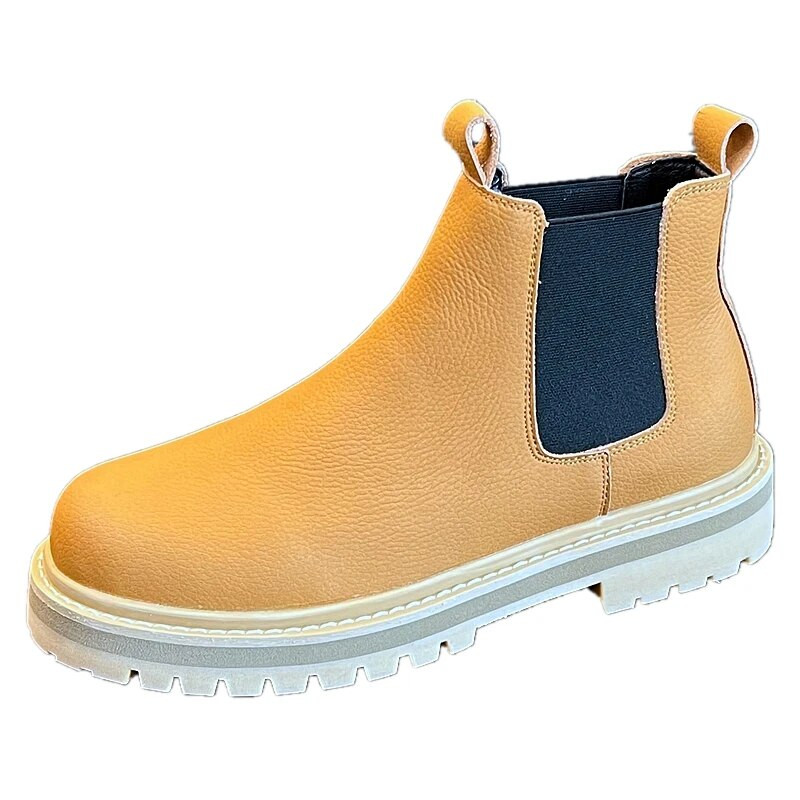 Noua sosire Bărbați la modă ocazional glezne cizme Chelsea de designer de lux Tendințe pentru tineret de înaltă calitate Slip on Sneaeker Botas Hombre
