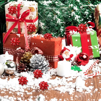 50 τμχ 2,5 εκ. Μίνι κομφετί δώρου Φιόγκοι Χριστουγεννιάτικο δώρο Αυτοκόλλητο δώρο Φιόγκοι Δώρα γάμου Φιόγκοι του Αγίου Βαλεντίνου laços de natal
