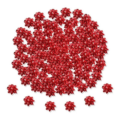 50 τμχ 2,5 εκ. Μίνι κομφετί δώρου Φιόγκοι Χριστουγεννιάτικο δώρο Αυτοκόλλητο δώρο Φιόγκοι Δώρα γάμου Φιόγκοι του Αγίου Βαλεντίνου laços de natal