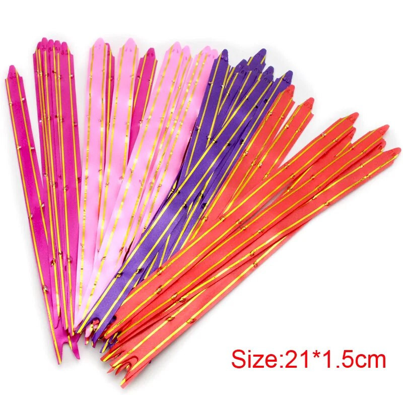 Lucia crafts 20τμχ/παρτίδα 21*1,5cm Κορδέλα δώρου Διακόσμηση πάρτι γενεθλίων Συσκευασία Pull Bow Κορδέλα Αξεσουάρ λουλουδιών H0605