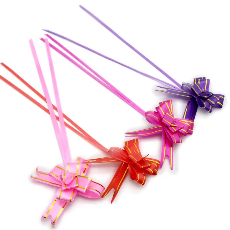 Lucia crafts 20τμχ/παρτίδα 21*1,5cm Κορδέλα δώρου Διακόσμηση πάρτι γενεθλίων Συσκευασία Pull Bow Κορδέλα Αξεσουάρ λουλουδιών H0605