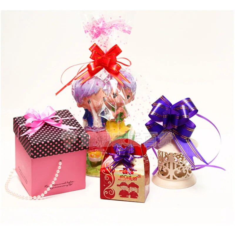 Lucia crafts 20τμχ/παρτίδα 21*1,5cm Κορδέλα δώρου Διακόσμηση πάρτι γενεθλίων Συσκευασία Pull Bow Κορδέλα Αξεσουάρ λουλουδιών H0605