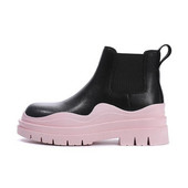 Vīrieši Sievietēm ādas ielu apģērbi Zīmols Mode Ikdienas zābaki Vintage bieza zole Unisex Augstas kvalitātes apavi Pāra zābaki Apavi