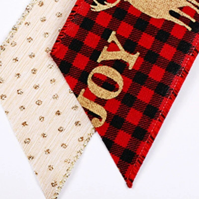 Ziemassvētku eglītes dekoratīvs loks Ziemassvētku vainagu rotājumiem Mājas dekorēšanai