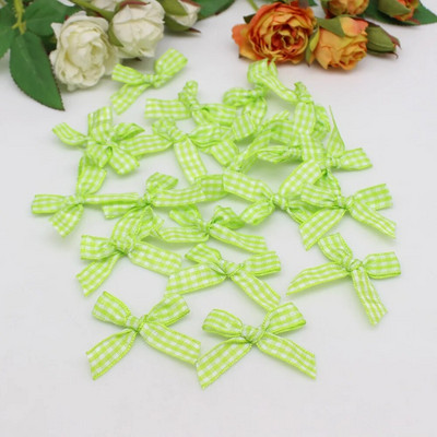 50/100kom 10mm-20mm Male mašne od satenske vrpce Cvjetne aplikacije za šivanje Zanatska mašna Šivanje za vjenčanje DIY ukrasi