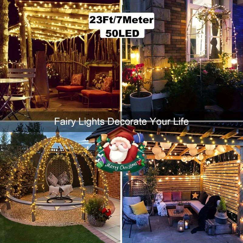 Ziemassvētku lampiņu dekorēšana Ziemassvētkiem trīs Ziemassvētku lampiņu modeļi