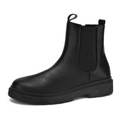 Ar rokām darināti vīriešu Chelsea zābaki melni augstas kleitas apavi vīriešu biznesa formālas apavi kājām īsi apavi valkāšanai izturīgi plīša silti apavi