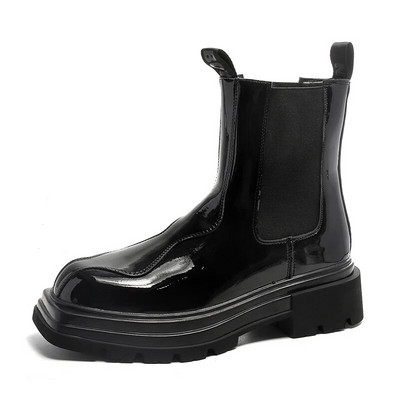 Ανδρικές μπότες πολυτελείας μάρκας Δερμάτινες Μπότες εργασίας για εξωτερικούς χώρους Αναπνέουσες Αντιολισθητικές Μπότες Ανδρικές Χειμερινές Μπότες Chelsea