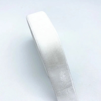 Jauna 6–38 mm krāsu vienas sejas līnijas samta lente Bowknot Ziemassvētku lentes ballīšu dekorēšanai