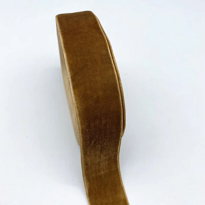 Jauna 6–38 mm krāsu vienas sejas līnijas samta lente Bowknot Ziemassvētku lentes ballīšu dekorēšanai