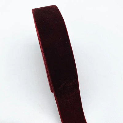 Jauna 6–38 mm krāsu vienas sejas līnijas samta lente Bowknot Ziemassvētku lentes ballīšu dekorēšanai