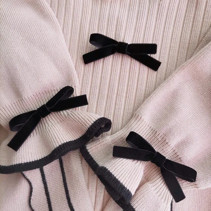 Jauna 6–38 mm krāsu vienas sejas līnijas samta lente Bowknot Ziemassvētku lentes ballīšu dekorēšanai