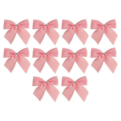 10 gab. Ziemassvētku bantes Dažādu stilu loki Audumi Ziemassvētku eglītes Garland Aksesuāri Dekorācijas Ballīšu Dekorācijas