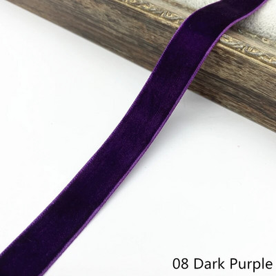 6-38 mm-es bársony szalag esküvői parti dekoráció, kézzel készített szalag, ajándékcsomagoló haj csípős DIY karácsonyi szalag # RoLi03