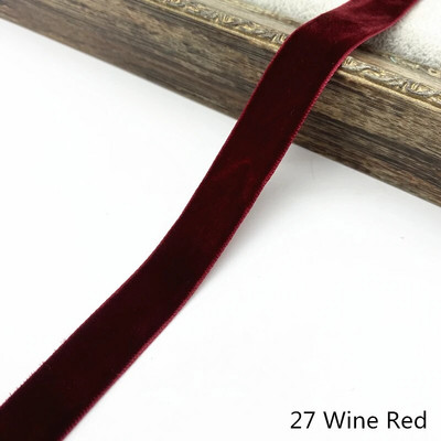 6-38 mm-es bársony szalag esküvői parti dekoráció, kézzel készített szalag, ajándékcsomagoló haj csípős DIY karácsonyi szalag # RoLi03