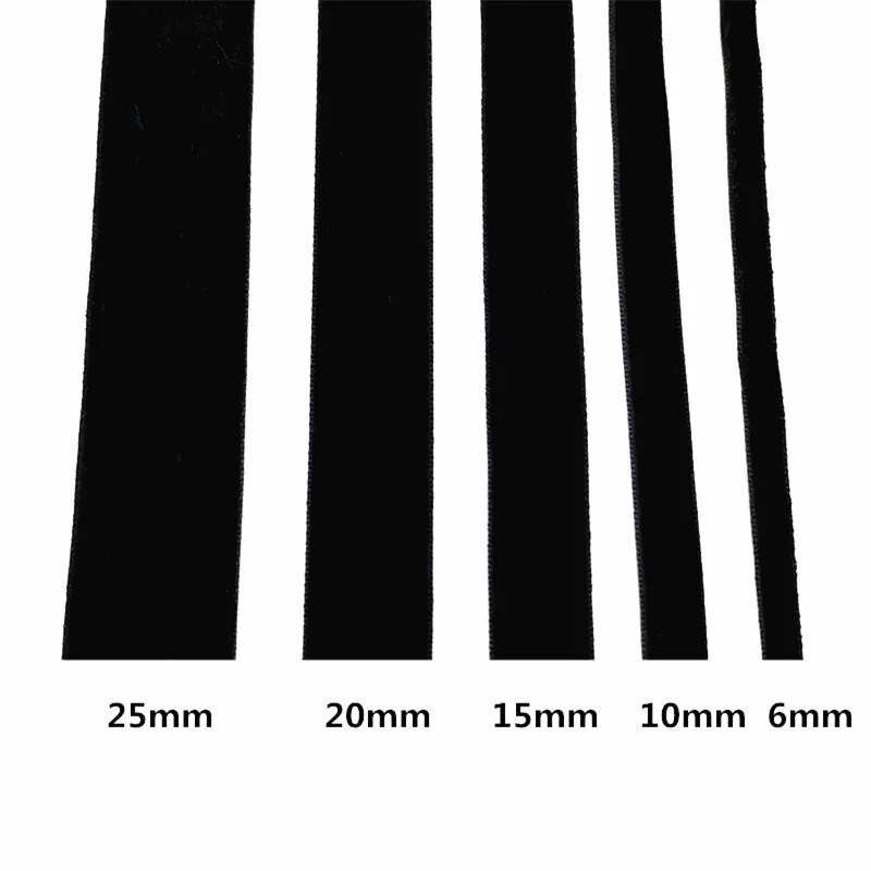 6-38 mm-es bársony szalag esküvői parti dekoráció, kézzel készített szalag, ajándékcsomagoló haj csípős DIY karácsonyi szalag # RoLi03