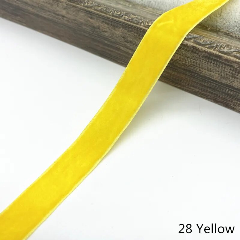 6-38 mm-es bársony szalag esküvői parti dekoráció, kézzel készített szalag, ajándékcsomagoló haj csípős DIY karácsonyi szalag # RoLi03