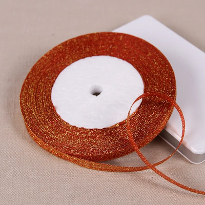 25 jardi 6 mm sudraba zelta mirdzoši mirdzoši zīda satīna lentes ballīte mājas kāzu dekorēšanai dāvanu iesaiņošanai Ziemassvētku Helovīnam, DIY materiāls