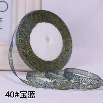 25 jardi 6 mm sudraba zelta mirdzoši mirdzoši zīda satīna lentes ballīte mājas kāzu dekorēšanai dāvanu iesaiņošanai Ziemassvētku Helovīnam, DIY materiāls