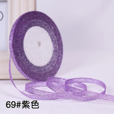25 jardi 6 mm sudraba zelta mirdzoši mirdzoši zīda satīna lentes ballīte mājas kāzu dekorēšanai dāvanu iesaiņošanai Ziemassvētku Helovīnam, DIY materiāls