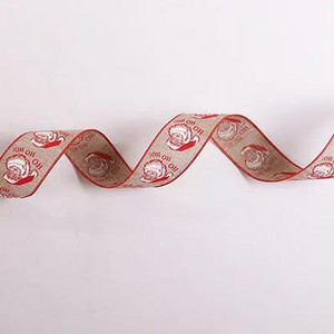 2m*5cm Ziemassvētku eglīšu rotājumu lente DIY Drukāšana Ziemassvētku vecītis Lins Zīds Amatniecības piederumi Loku izgatavošana Ziemassvētku dāvanu rotājumi