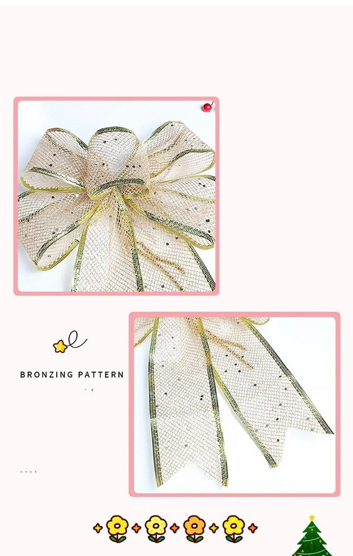 Ziemassvētku eglītes rotājums ar lenti bantīti dzimšanas dienas lente kāzu pasākuma ballītes noformējums pušķis bantītes kartes dāvanu kastītes iepakojuma dekors